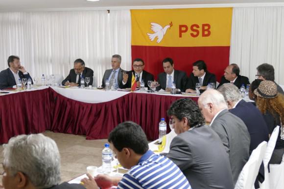 Executiva estadual do PSB se reuniu para traçar resolução. Foto: divulgação.