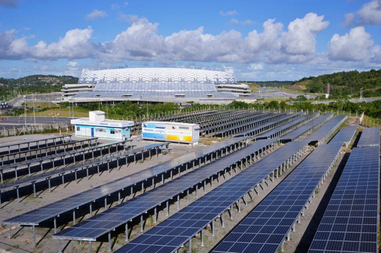 Ao todo são 3. 652 painéis solares fotovoltaicos. Foto: Eudes Santana