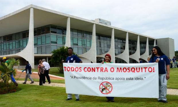 Operação caça mosquito Aedes aegypti no Palácio do Planalto / Foto: Antônio Cruz/Agência Brasil