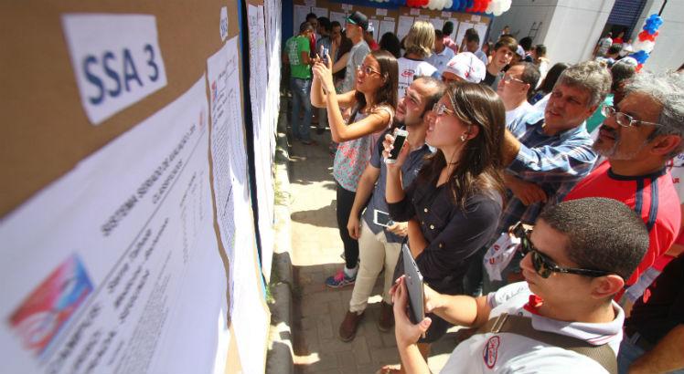 No vestibular seriado da UPE,  candidatos fazem provas três vezes. Foto: Diego Nigro /  JC Imagem