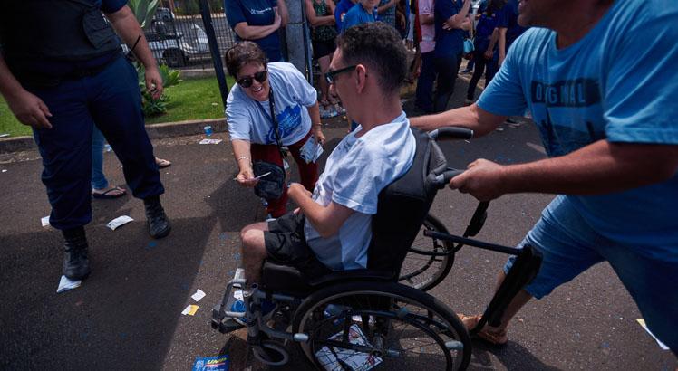Uma das questões do Enem abordou a dificuldade de pessoas com deficiência e como superá-la. Foto:  Igor do Vale / Estadão 
