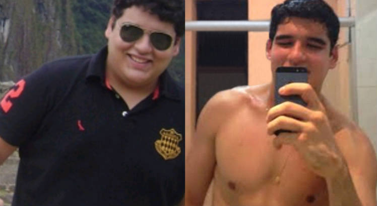 Diego Rocha era obeso mórbido e conseguiu sair dos 131kg para os 81kg.
Foto: Divulgação