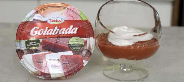 Aprenda a fazer receita prática de creme de goiabada Tambaú com chantilly