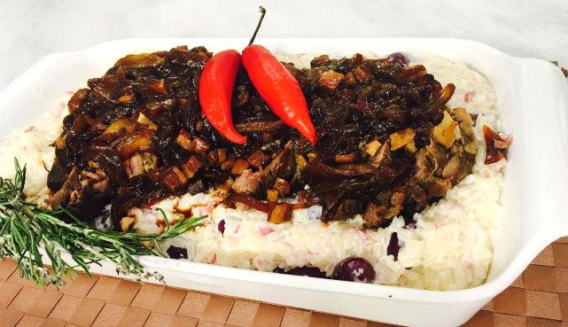 Imagem da receita de Fraldinha com arroz de Palermo (Foto: Chef Wellington)