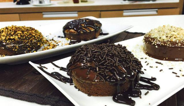 Imagem dos brownies (Foto: Chef Wellington)