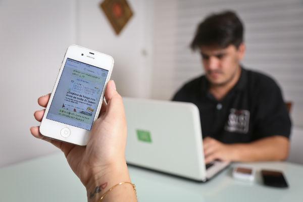Empresa que vende comida via WhatsApp conseguiu driblar bloqueio com o Telegram - Foto: SÉRGIO BERNARDO/JC IMAGEM 