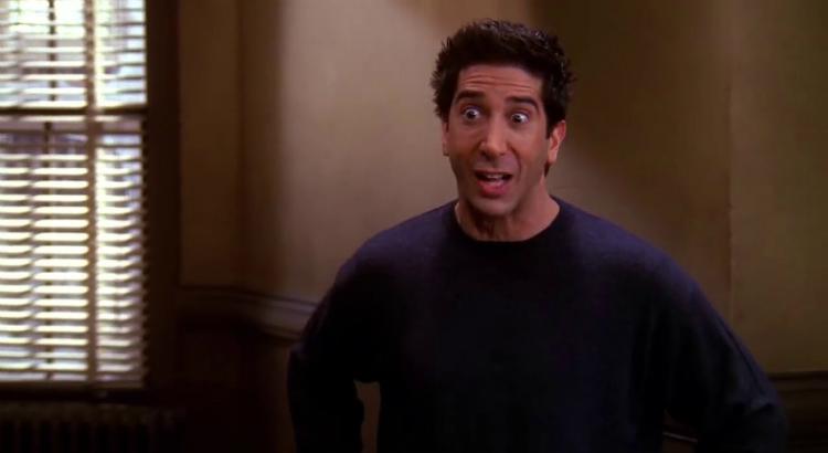 David Schwimmer como Ross, na série "Friends" (Imagem: Reprodução)