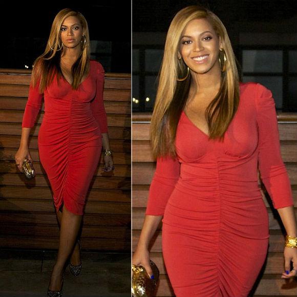 POP | Beyoncé apostou em vestido justo para primeira aparição pública pós-gravidez