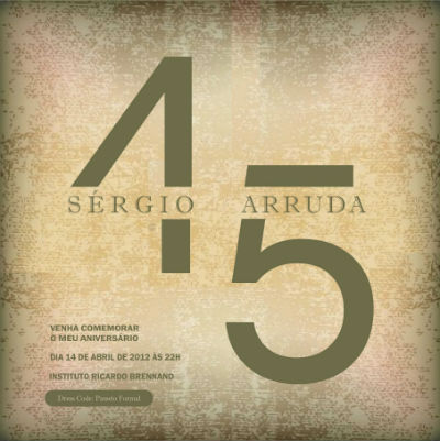 CONVITE | Sérgio Arruda celebra 45 anos ao som de Jota Quest