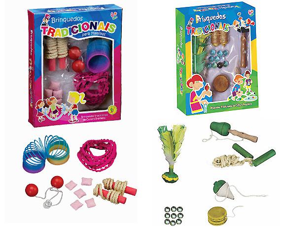 Brinquedos Tradicionais menino e menina (R$ 48,90)