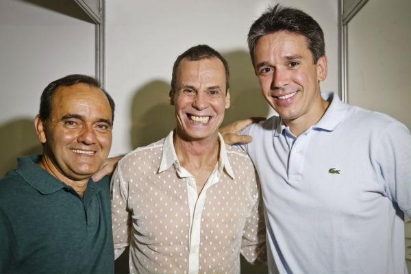 Roberto Lessa, Carlinhos de Jesus e Felipe Carreras (Foto: Andréa Rêgo Barros/PCR)