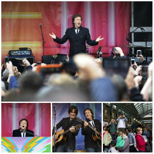 PRESENTÃO Londres ganhou show surpresa de Paul McCartney 