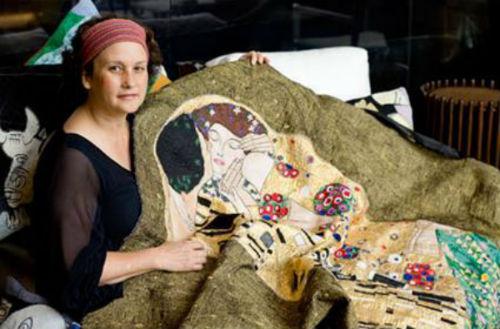 Elisa Lobo e sua releitura de O Beijo, de Klimt
