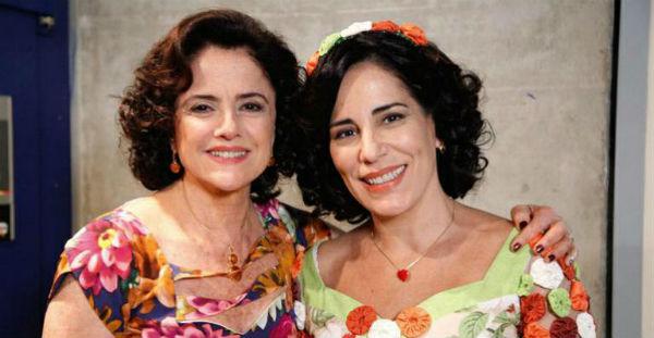 Marieta Severo e Glória Pires como Dona Nenê - Foto: Marieta Severo com a Gloria Pires (Globo/Ellen Soares/Paulo Belot)