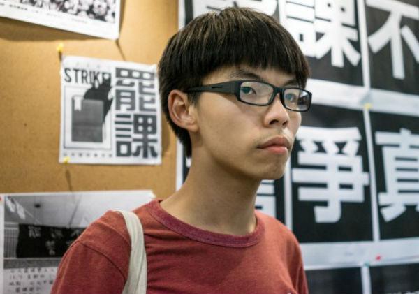 Joshua Wong (18) - Tornou-se a cara e a voz da Revolução dos Guarda-Chuvas; luta por maior democracia em Hong Kong;
