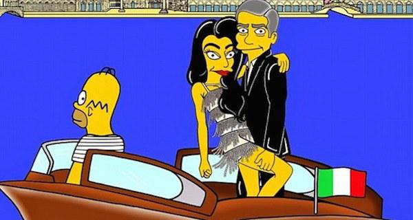 Versão do Casal para Os Simpsons