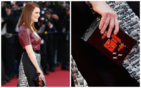 ulianne Moore em Cannes com a nova it-bag da Louis Vuitton