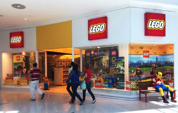 A loja da Lego fica no piso L2 do RioMar