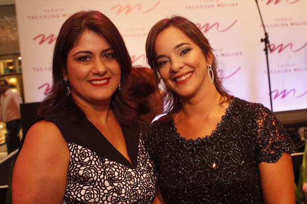 A gerente de marketing Yolanda Celeste e a superintendente do Tacaruna Sandra Arruda
