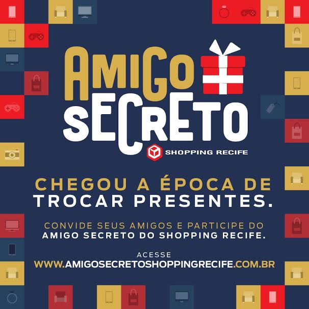 Shopping Recife lança mais uma edição do aplicativo Amigo Secreto