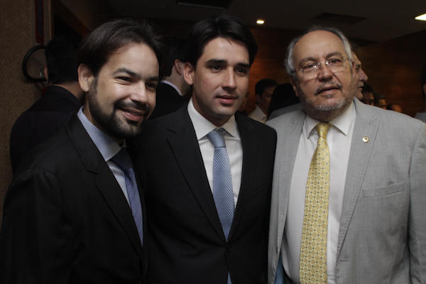 Diogo Moraes, Silvio Costa Filho e José Humberto Cavalcanti