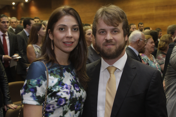 Roberta e Eduardo Porto, nora e filho no novo presidente