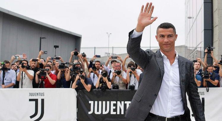 Resultado de imagem para Cristiano Ronaldo se apresenta Ã  Juventus e inicia prÃ©-temporada