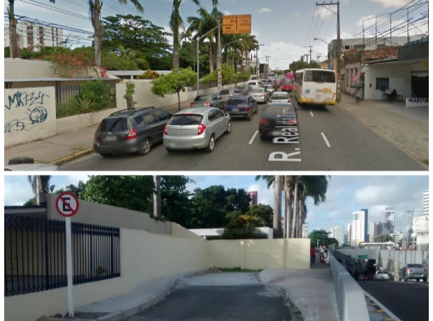 Reprodução / Google Street View - Lorena Barros / JC Trânsito
