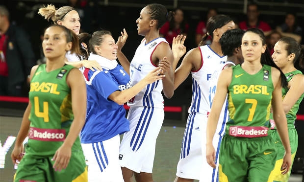 O Brasil sofreu a sua terceira derrota no Mundial, todas elas pelas seleções europeias / Foto: FIBA