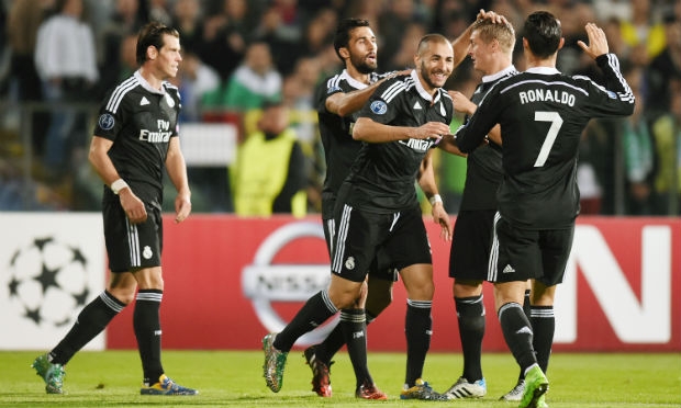 Real Madrid chegou a seis pontos, na liderança do Grupo B / Foto: AFP
