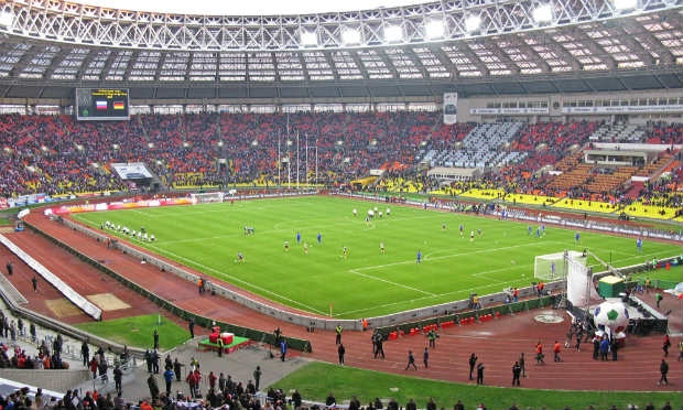 Luzhniki Stadium, em Moscou, sediará a final da Copa do Mundo em 2018 / Foto: Divulgação