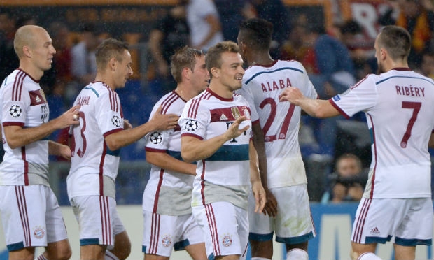 Com nove pontos, o Bayern de Munique disparou na liderança do grupo / Foto: AFP