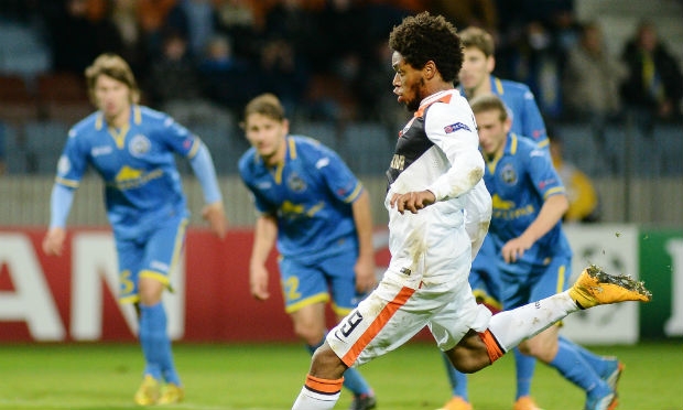 O atacante fez cinco gols, quatro deles ainda no primeiro tempo / Foto: AFP