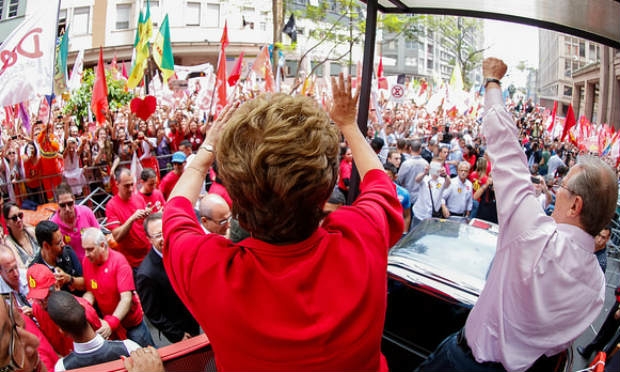 Dilma conclamou os brasileiros a compareceram às urnas. / Foto:Ichiro Guerra/ Capamnha de Dilma