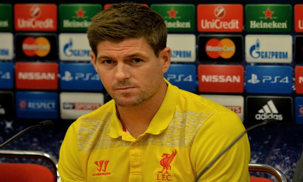 Steven Gerrard, capitão do Liverpool / Foto:AFP