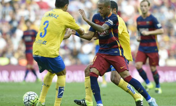Barcelona venceu por 2 a 1 para o Las Palmas / Foto: AFP