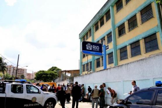 Tragédia deixou 12 alunos mortos e 12 feridos na Escola Municipal Tasso da Silveira, em Realengo / Foto: Shana Reis