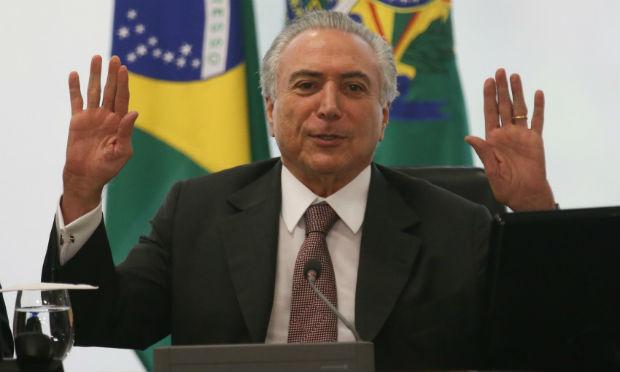 Temer contou que marca dia a dia a sua interinidade, lembrando que está no 42º dia de governo / Foto: Agência Brasil