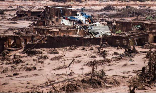 A Samarco é a empresa que administrava a barragem de Mariana, em Minas Gerais, que rompeu em 2015. / Foto: Douglas Magno / AFP