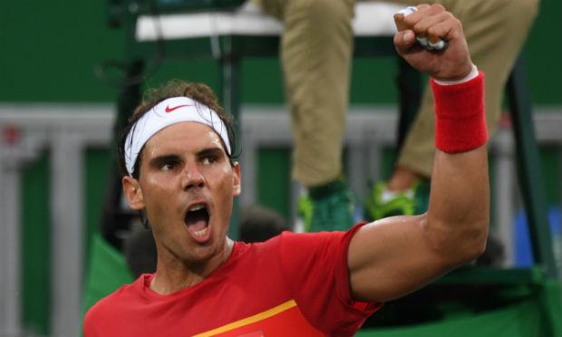Esta foi a primeira partida de Nadal desde que ele abandonou o torneio de Roland Garros  / Foto: AFP