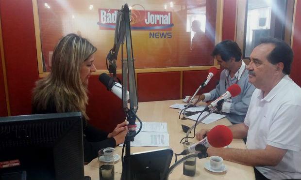 Jorge Gomes foi o primeiro candidato a ser entrevistado na Rádio Jornal Caruaru / Foto: Ana Maria Miranda/NE10 Interior
