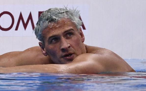 Ryan Lochte, estrela da natação americana, disse que foi assaltado no Rio / Foto: AFP
