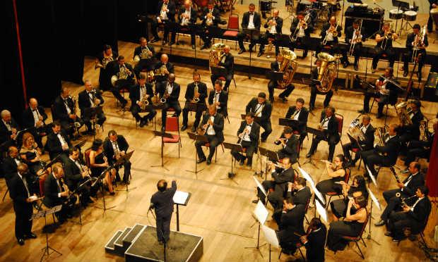 O 6º concerto oficial da Banda Sinfônica do Recife se realizado no Teatro de Santa Isabel / Foto: Divulgação