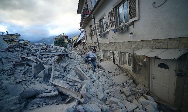 Pelo menos 37 pessoas morreram em terremoto na Itália / Foto: FILIPPO MONTEFORTE / AFP