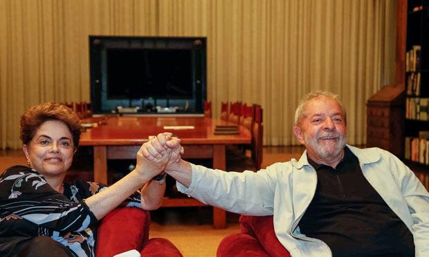 Dilma recebeu Lula no Alvorada no fim da tarde do domingo / Foto: divulgação