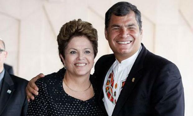 O presidente do Equador, Rafael Correa, anunciou que pedirá a retirada da embaixada do Brasil / Foto: Facebook