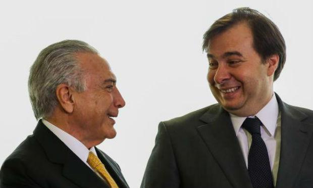 Rodrigo Maia esteve como comandante do país e mais de um terço do mandato de Temer / Foto: EBC
