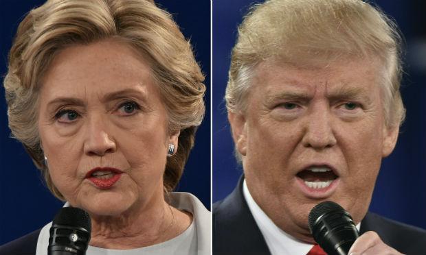 Neste ano, os escolhidos para disputar as eleições americanas para presidente serão Hillary Clinton e Donald Trump. / Foto: Paul J. Richards / AFP