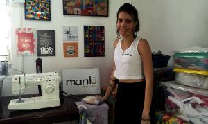 Marina vende cerca de 50 quadro adesivados por mês